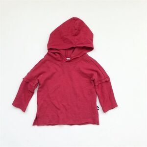 Splendid red soft hoodie VGUC 3-6 months